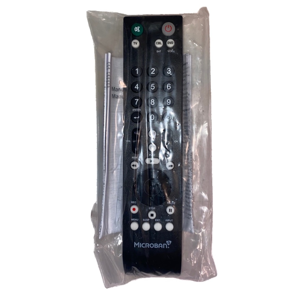Microban Universal 3-Device Remote Control ZHL310MB 502561, 1PC